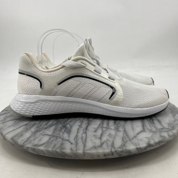 Adidas Womens 9 Running Shoes White Edge Lux Athletic Workout Trainer H03865 - Picture 2 of 13
